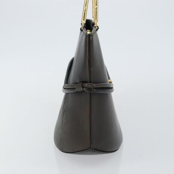 Bally Handbag Leather Black Leather Handbag (Pre-Owned) - Picture 3 of 16